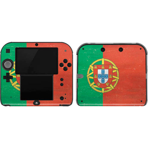 Portugal Flag Distressed Nintendo 2DS Skin